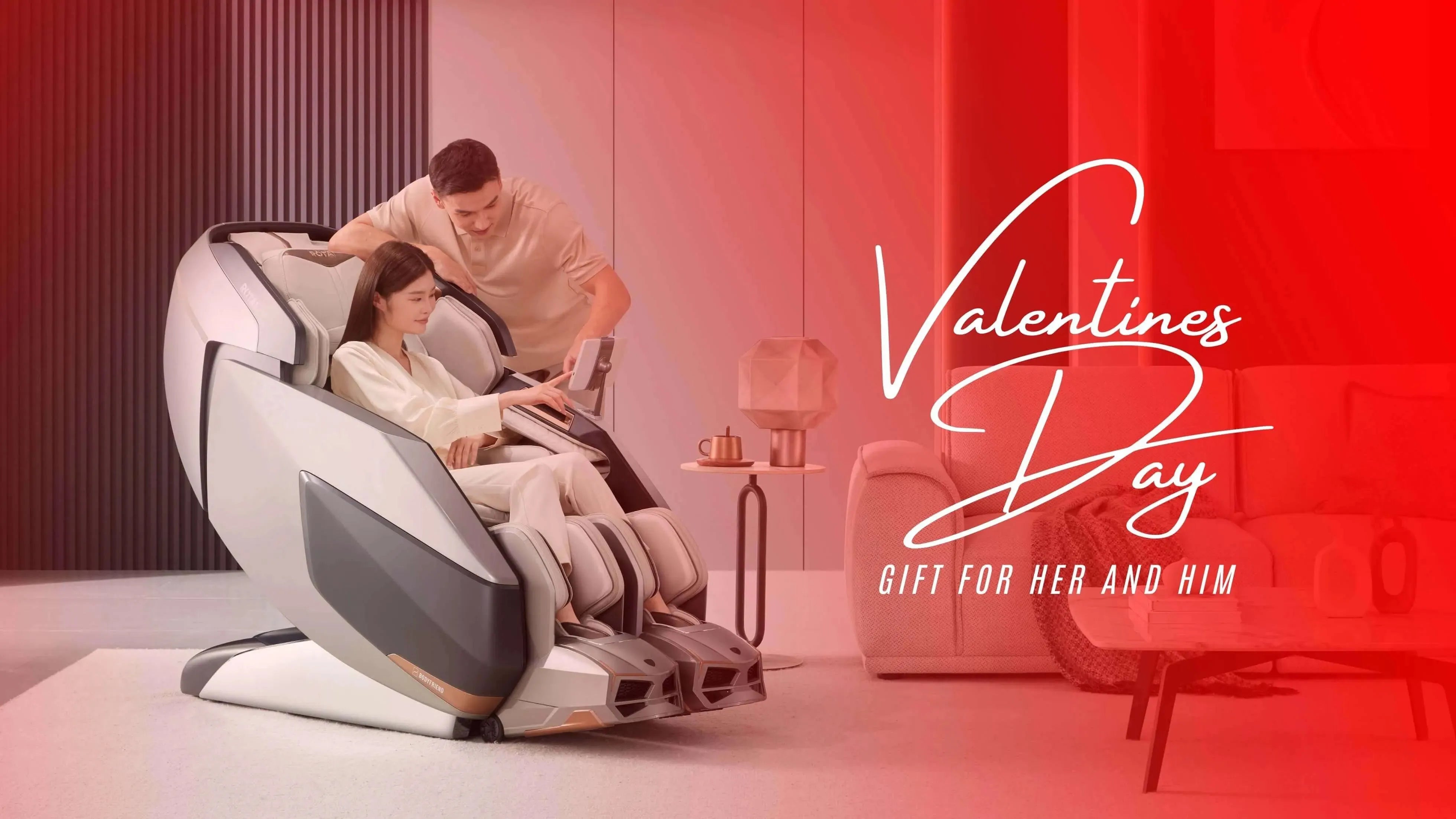 Valentine's Day Gift Ideas for Her and Him - Rotai - Best Massage Chair in Dubai UAE - Shop massage chairs in Dubai, UAE, Abu Dhabi -Therapy Massage Chairs - Back, Neck, & Leg Pain Relief