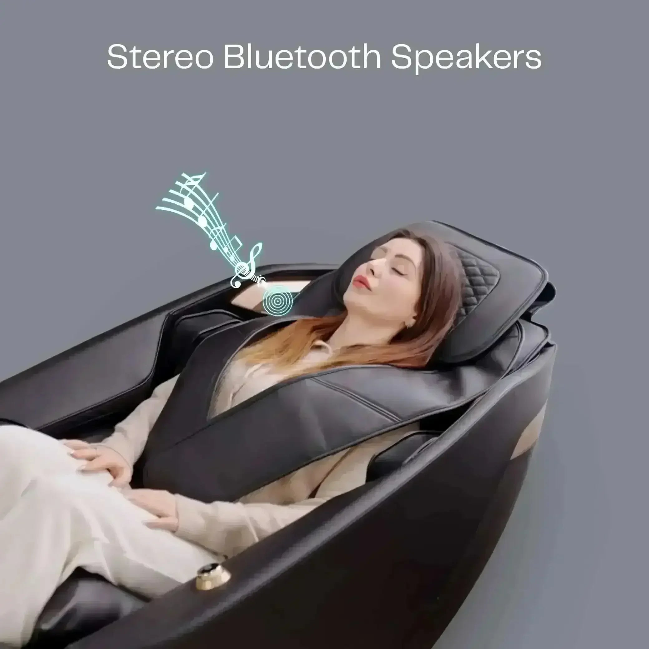 Ekanite 2 in 1 Massage Chair and Sofa (Black) - Rotai - Best Massage Chair in Dubai UAE - Shop massage chairs in UAE, Saudi Arabia -Therapy Massage Chairs - Back, Neck, & Leg Pain Relief