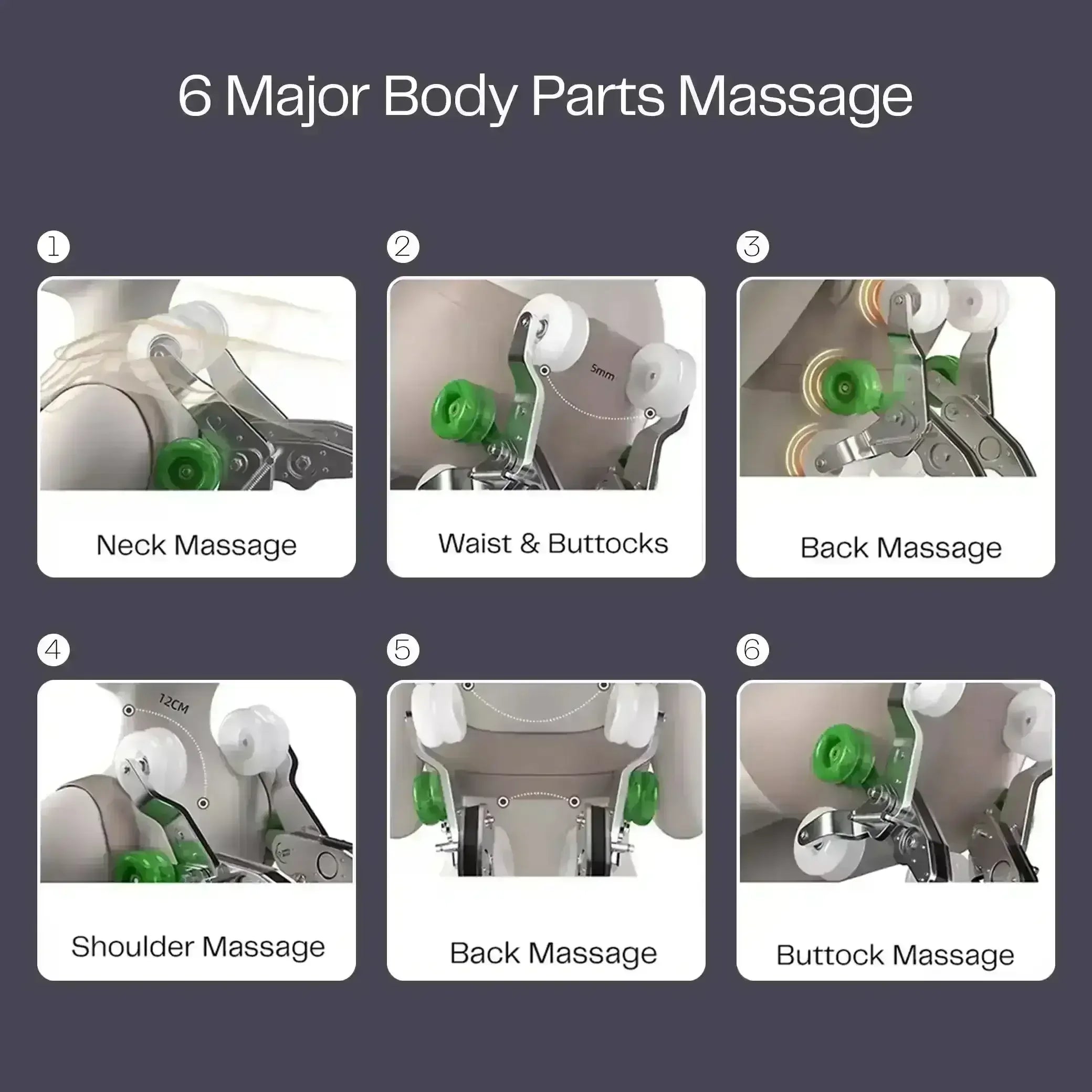 ARIES Hoyogen Massage Chair - Rotai - Best Massage Chair in Dubai UAE - Shop massage chairs in UAE, Saudi Arabia -Therapy Massage Chairs - Back, Neck, & Leg Pain Relief