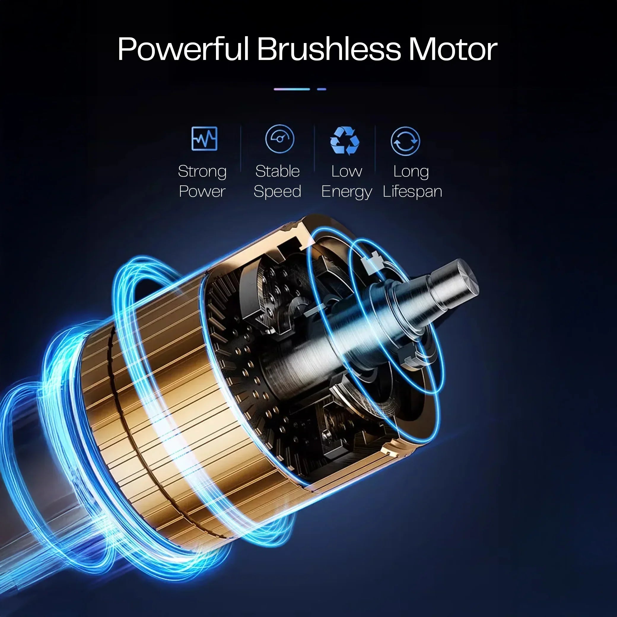 Brushless motor for neck massager with power, stable speed, low energy, long lifespan.