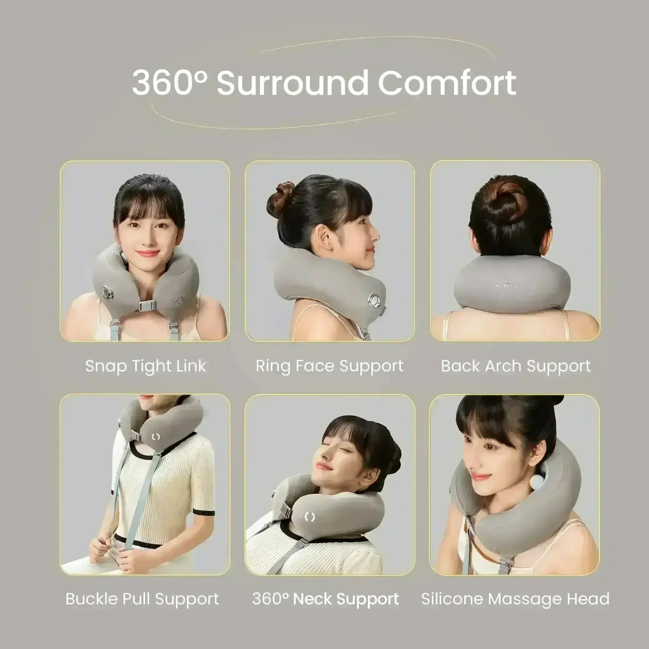 Electric Neck Massage Pillow - Rotai - Best Massage Chair in Dubai UAE - Shop massage chairs in UAE, Saudi Arabia -Therapy Massage Chairs - Back, Neck, & Leg Pain Relief