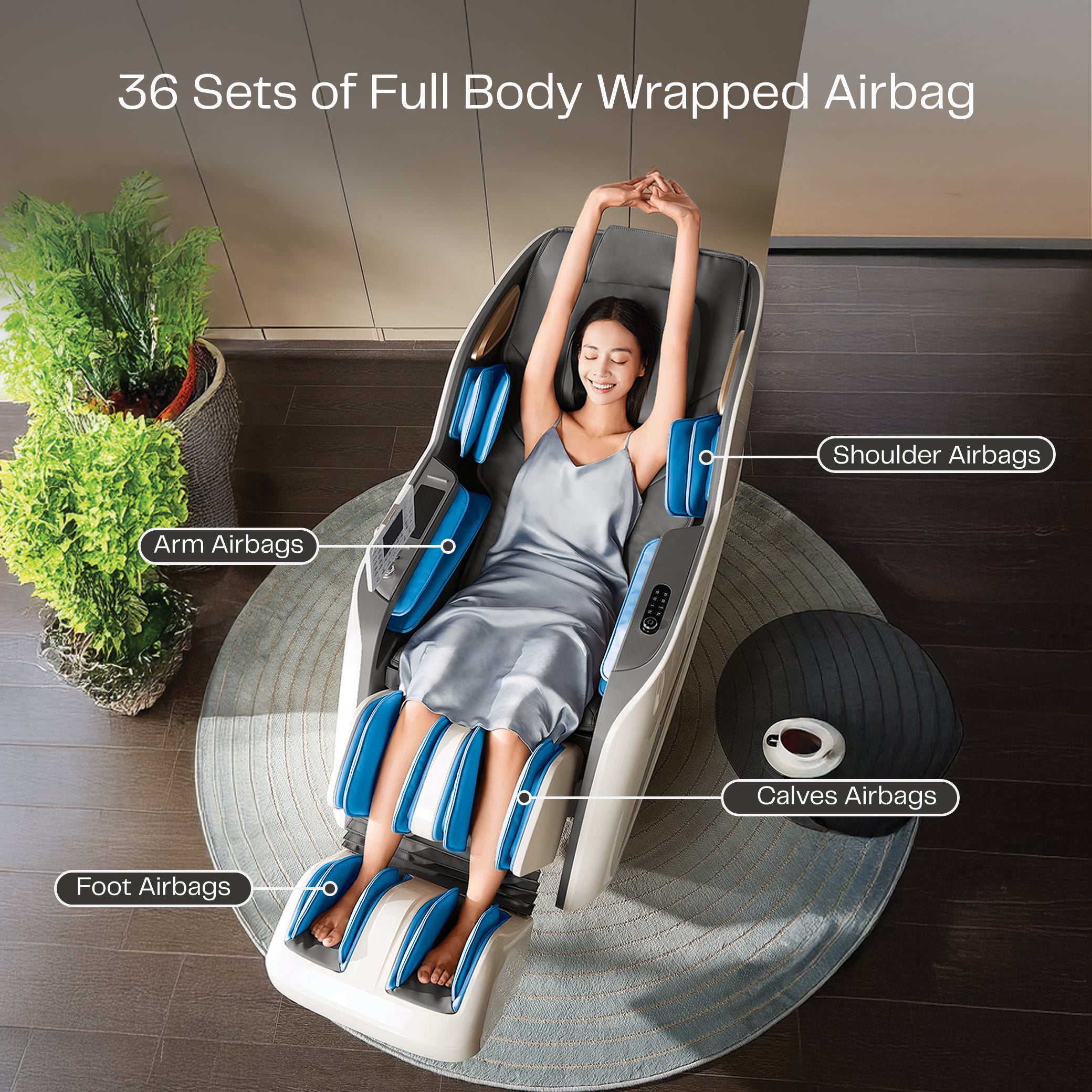 RT5950 MASSAGE CHAIR -GREY