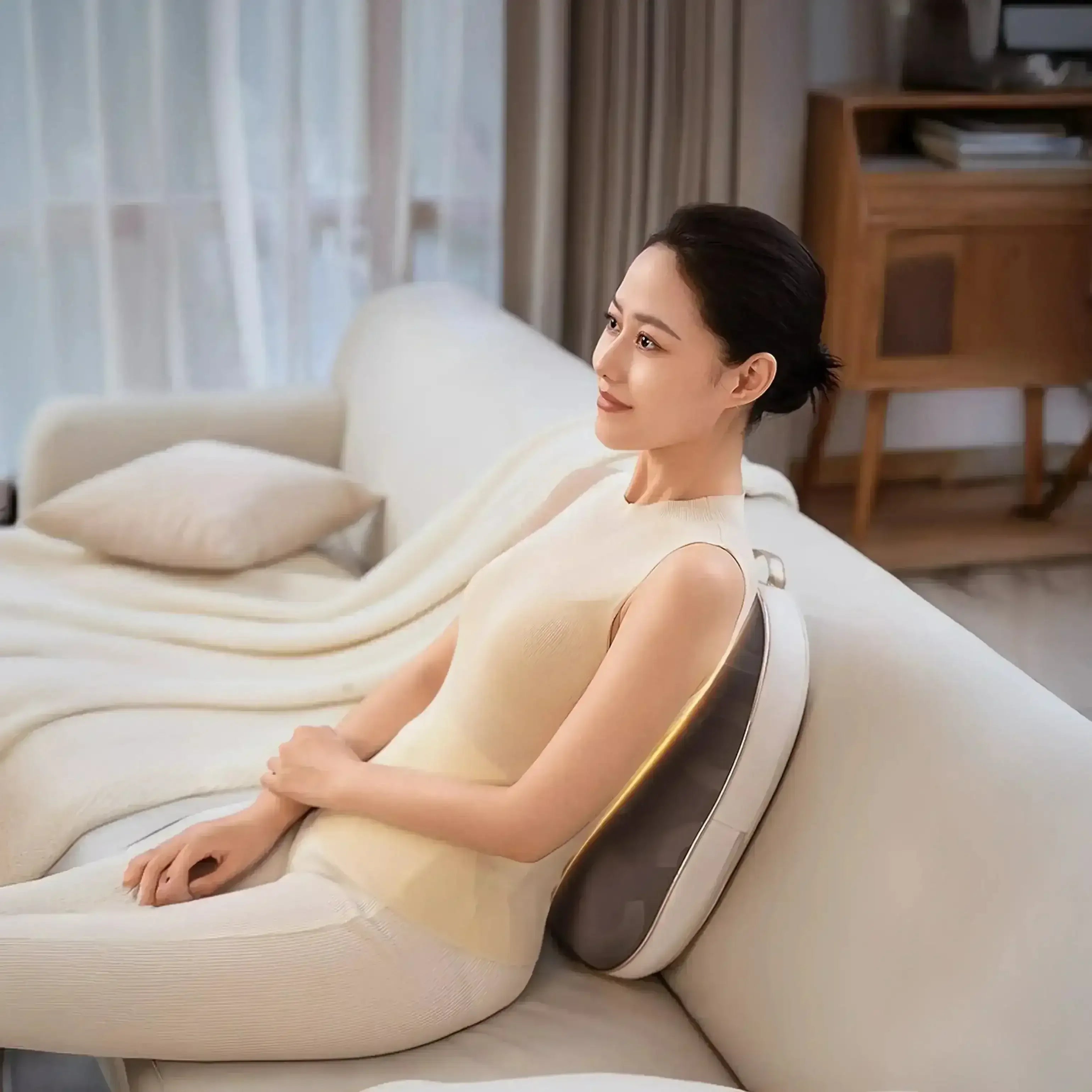 Lumbar Back Relief Pad - Rotai - Best Massage Chair in Dubai UAE - Shop massage chairs in UAE, Saudi Arabia -Therapy Massage Chairs - Back, Neck, & Leg Pain Relief
