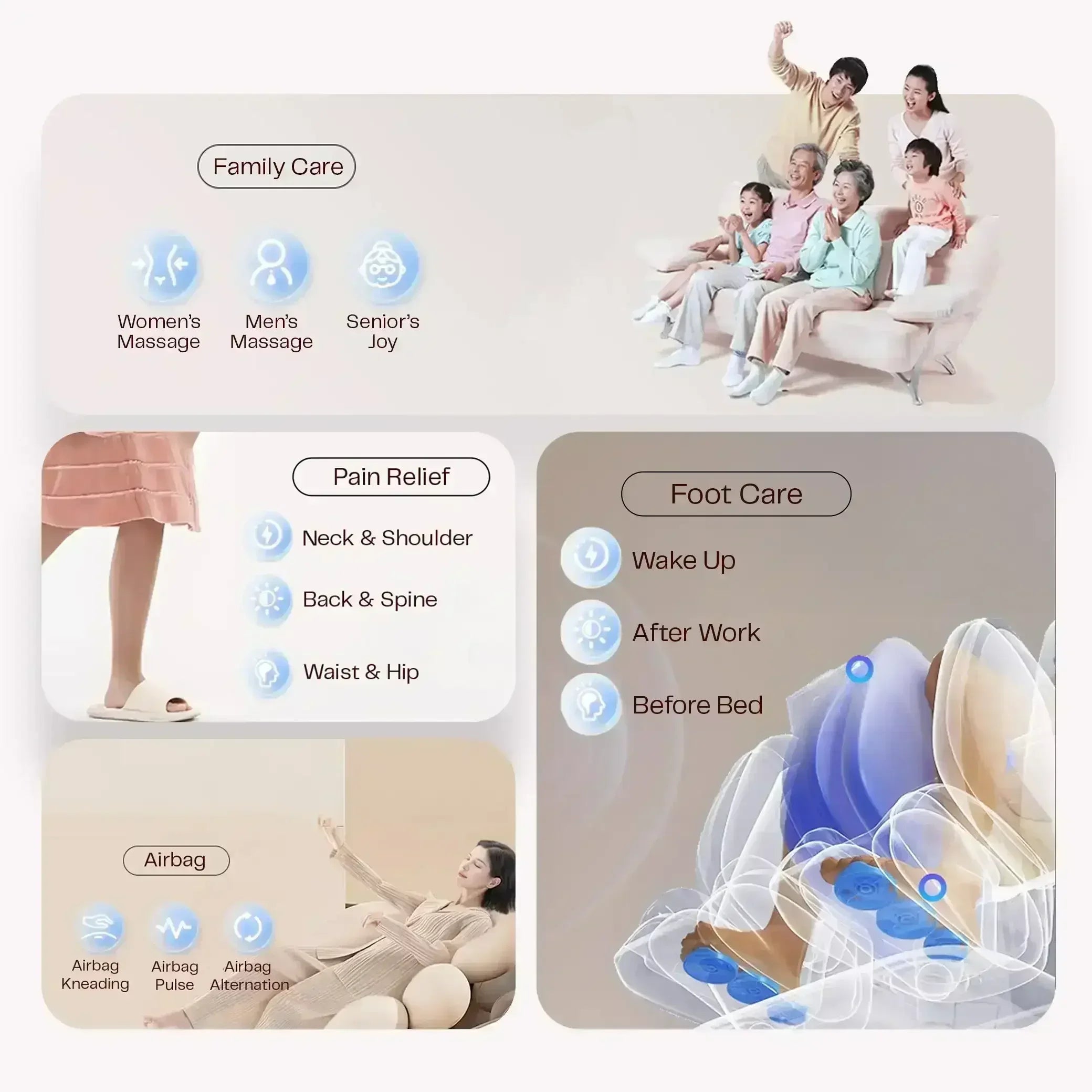 Rotai - Best Massage Chair in Dubai, UAE - Shop massage chairs in Abu Dhabi, UAE, Saudi Arabia كرسي التدليك