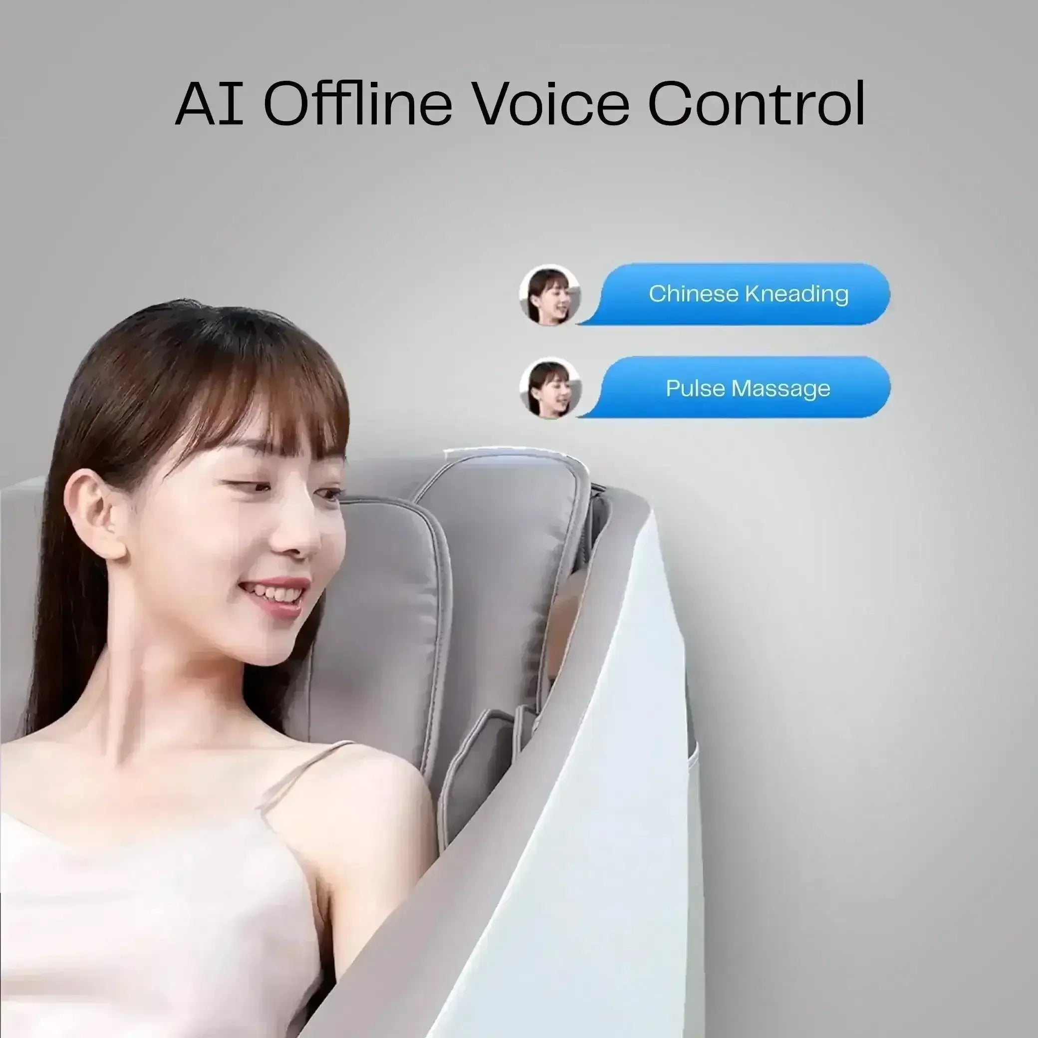 Jimny Max Massage Chair (Grey) - Rotai - Best Massage Chair in Dubai UAE - Shop massage chairs in UAE, Saudi Arabia -Therapy Massage Chairs - Back, Neck, & Leg Pain Relief