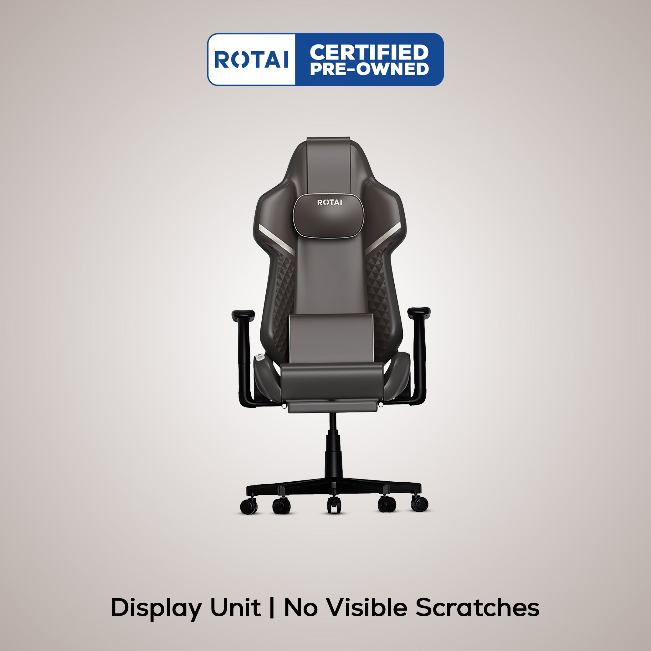 Ergonomic Office Massage Chair - Brown (Pre-Owned) - Rotai Health - Best Massage Chair in Dubai UAE - Shop massage chairs in UAE, Saudi Arabia -Therapy Massage Chairs - Back, Neck, & Leg Pain Relief