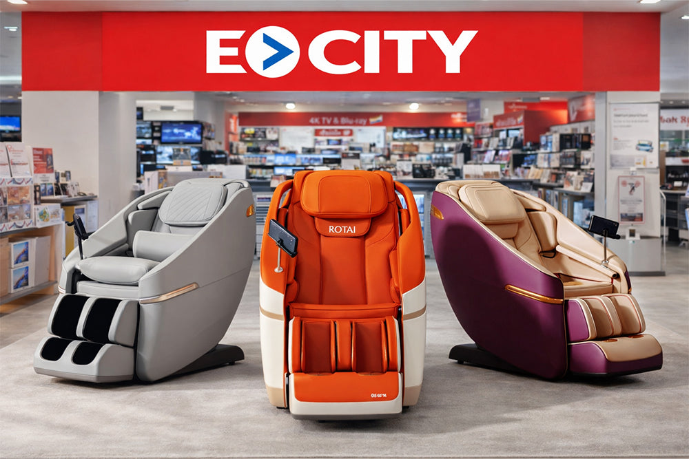 Rotai Massage Chairs Now Available at Ecity Electronics