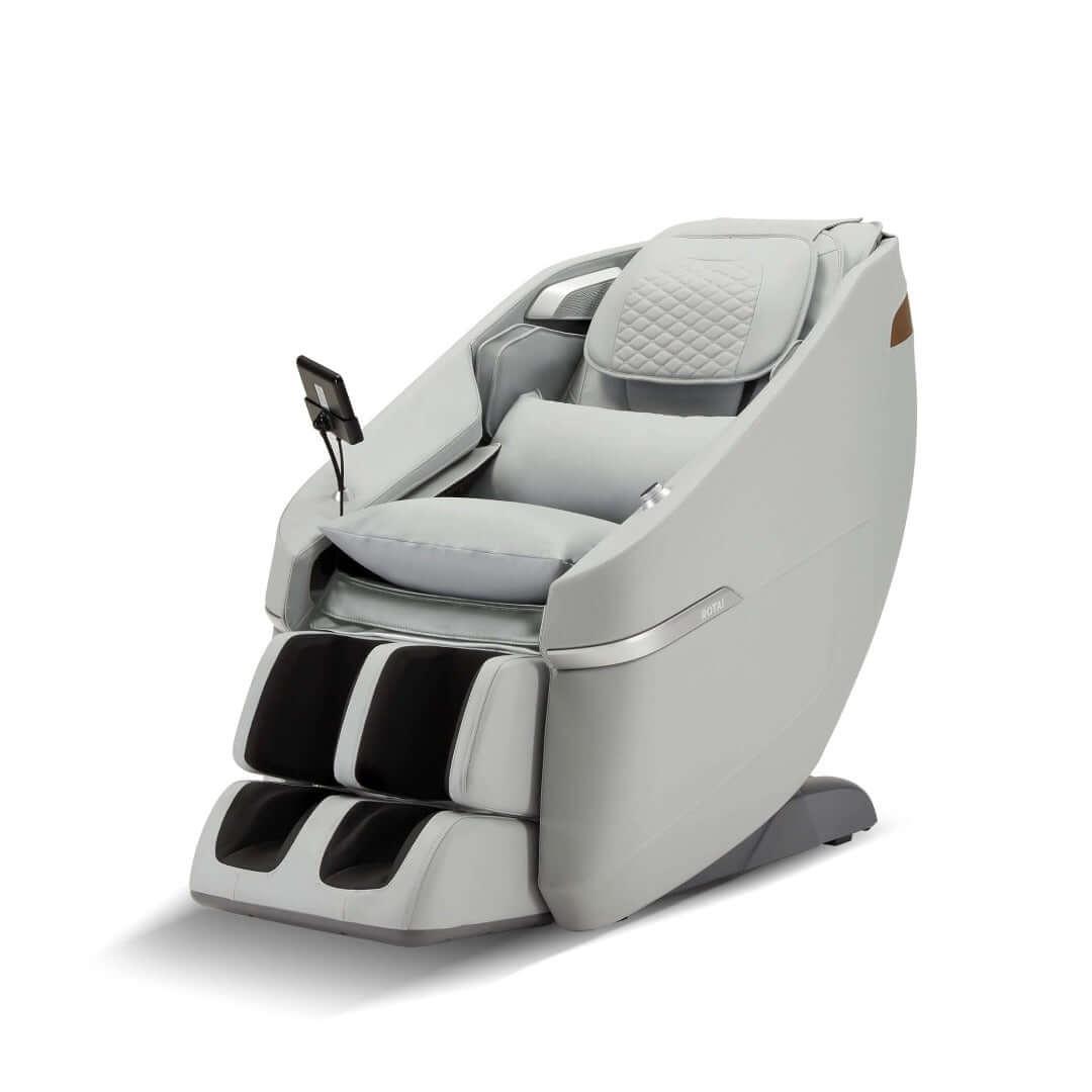 Ekanite Massage Chair and Sofa with Foot Massager and Tablet Control in Grey - Best Massage Chair in UAE, دبي, كرسي مساج كهربائي
