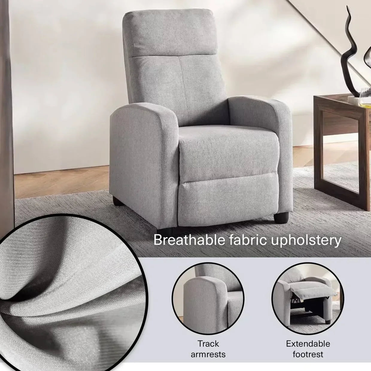 Solvani Manual Recliner Chair - Rotai - Best Massage Chair in Dubai UAE - Shop massage chairs in UAE, Saudi Arabia -Therapy Massage Chairs - Back, Neck, & Leg Pain Relief