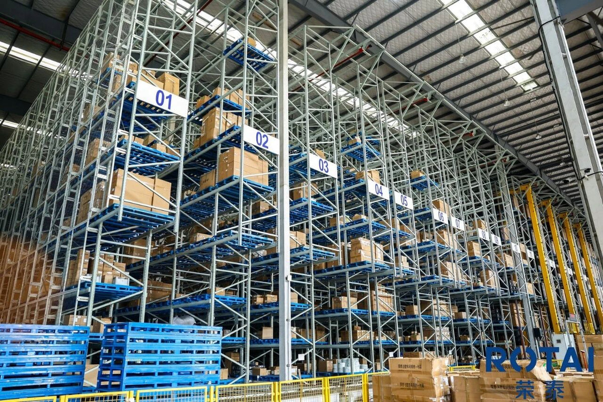 Automated high-bay storage at the ROTAI smart factory