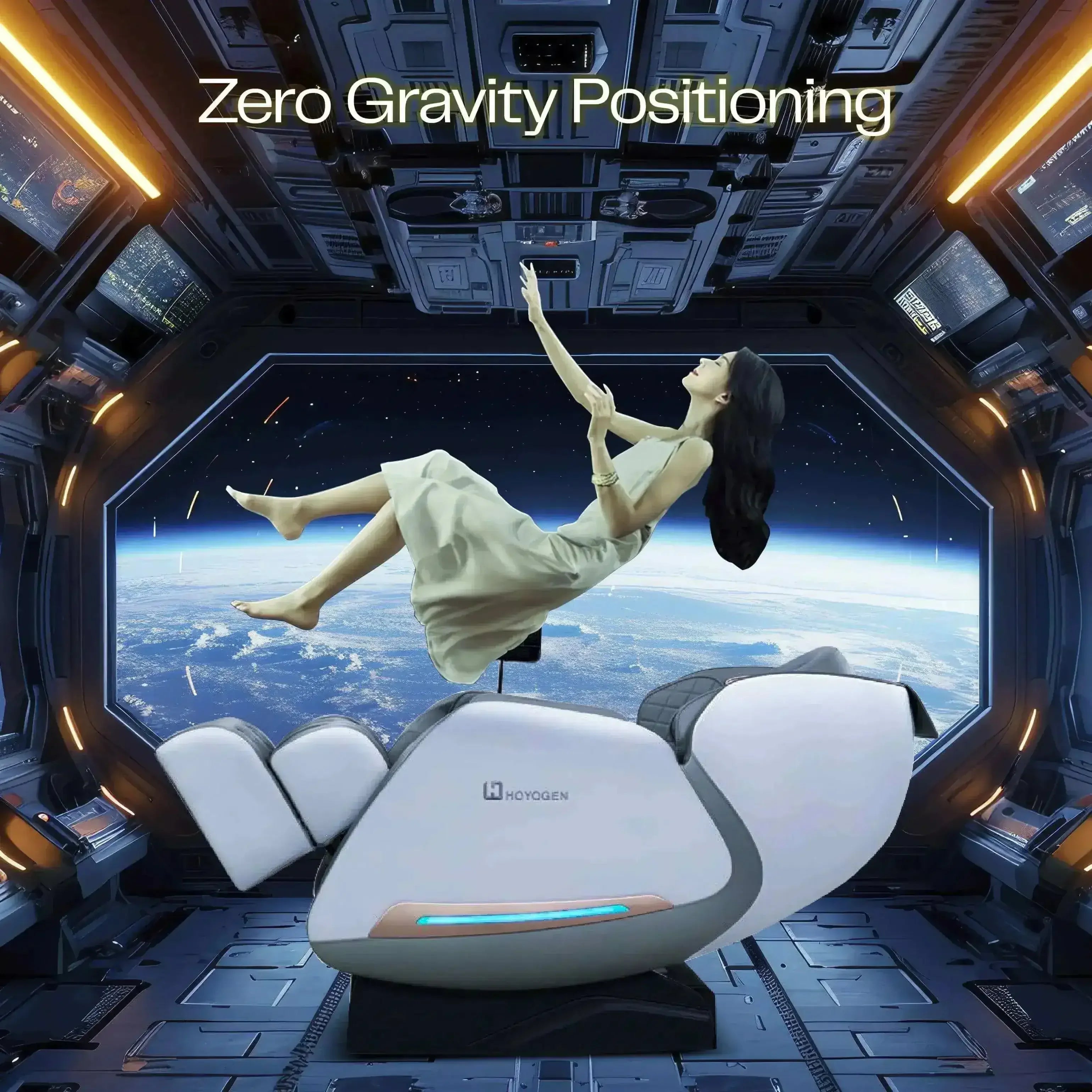 Rotai Hoyogen Force Massage Chair (White) - Rotai - Best Massage Chair in Dubai UAE - Shop massage chairs in Dubai, UAE, Abu Dhabi