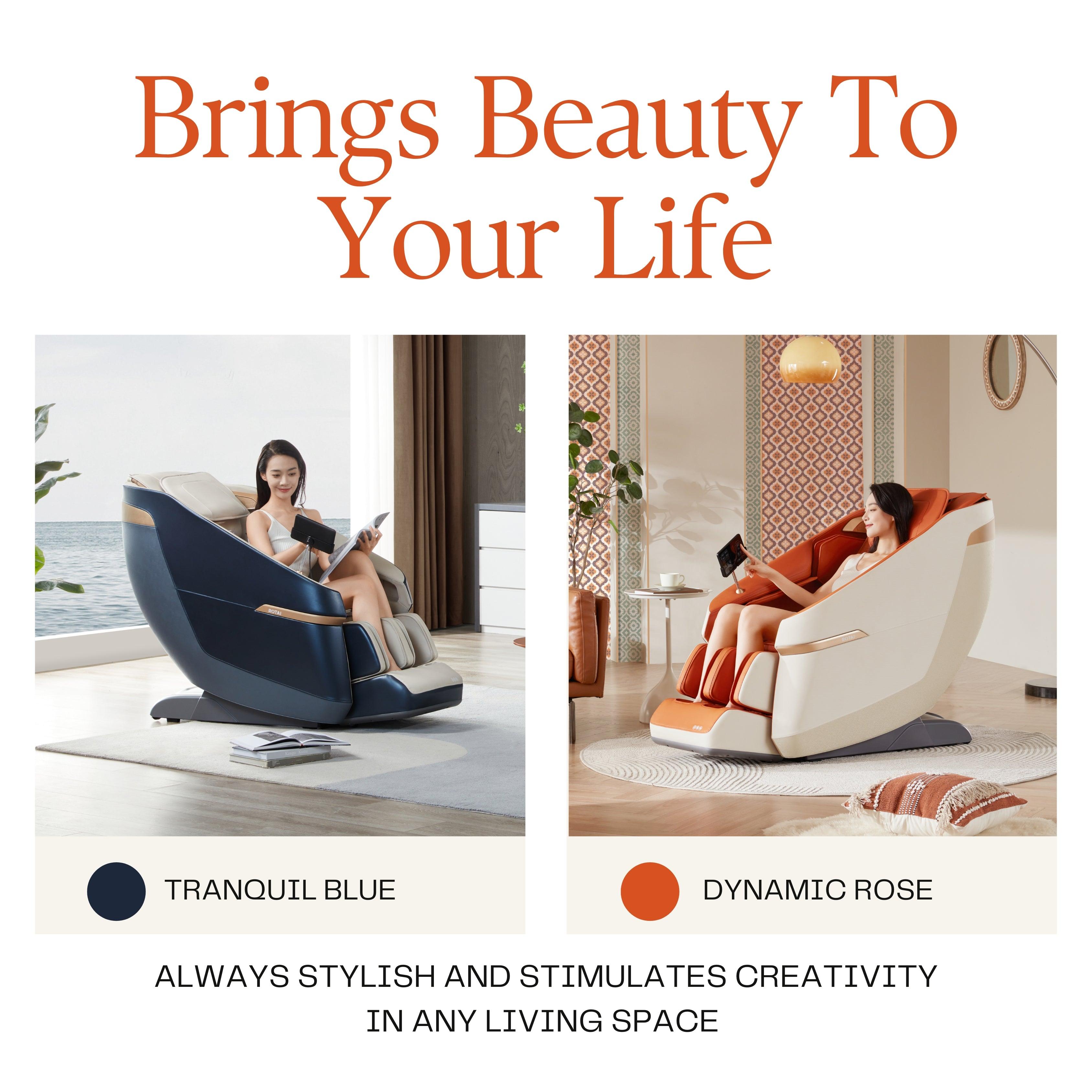 Jimny Massage Chair in blue and rose, featuring stylish design and comfort, best massage chair UAE, available in Dubai massage chair shops. best massage chair uae, massage chair Dubai, massage chair uae, massage chair Saudi Arabia, كرسي التدليك, Best mass