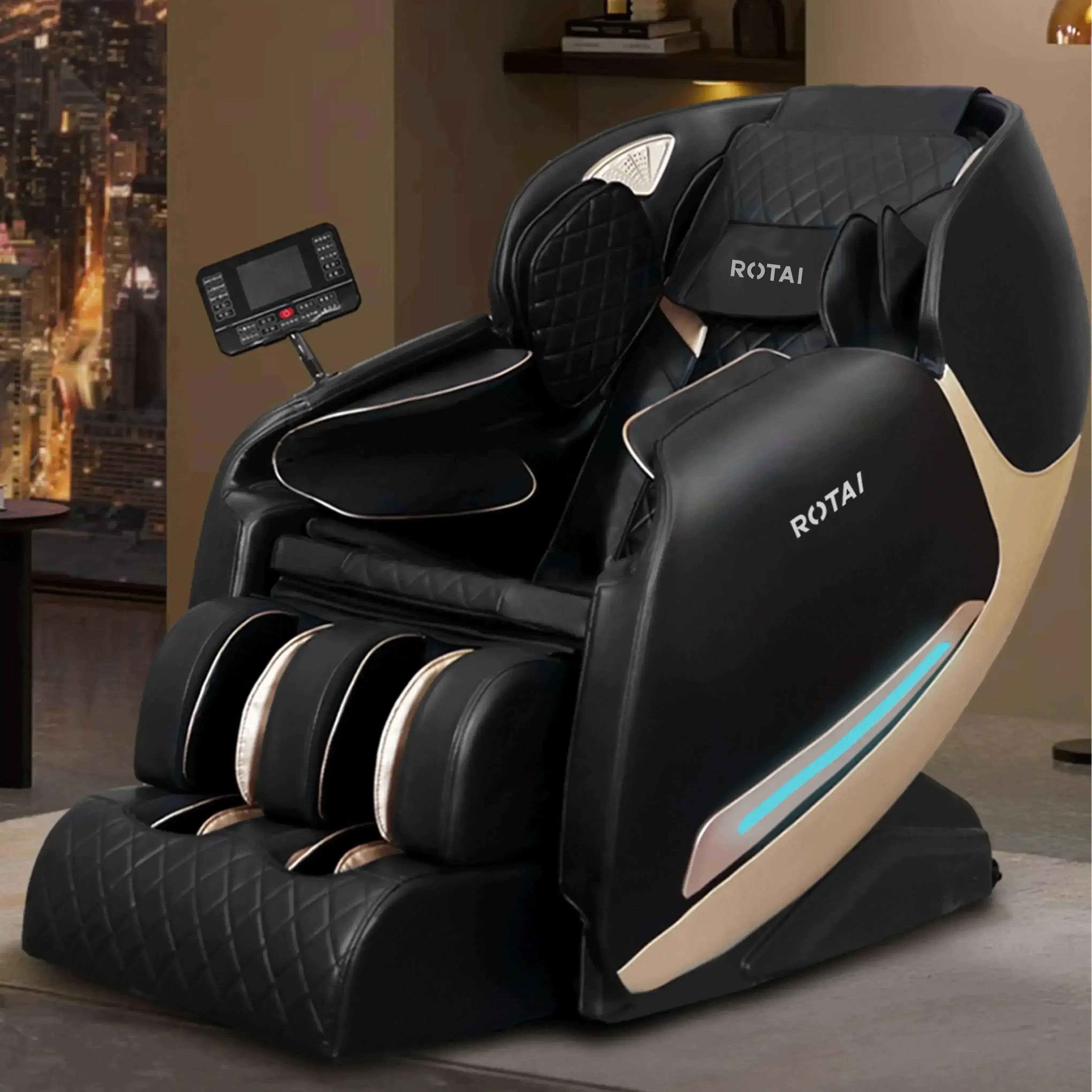 Rotai Hoyogen Force Massage Chair (Beige) - Rotai - Best Massage Chair in Dubai UAE - Shop massage chairs in UAE, Saudi Arabia -Therapy Massage Chairs - Back, Neck, & Leg Pain Relief