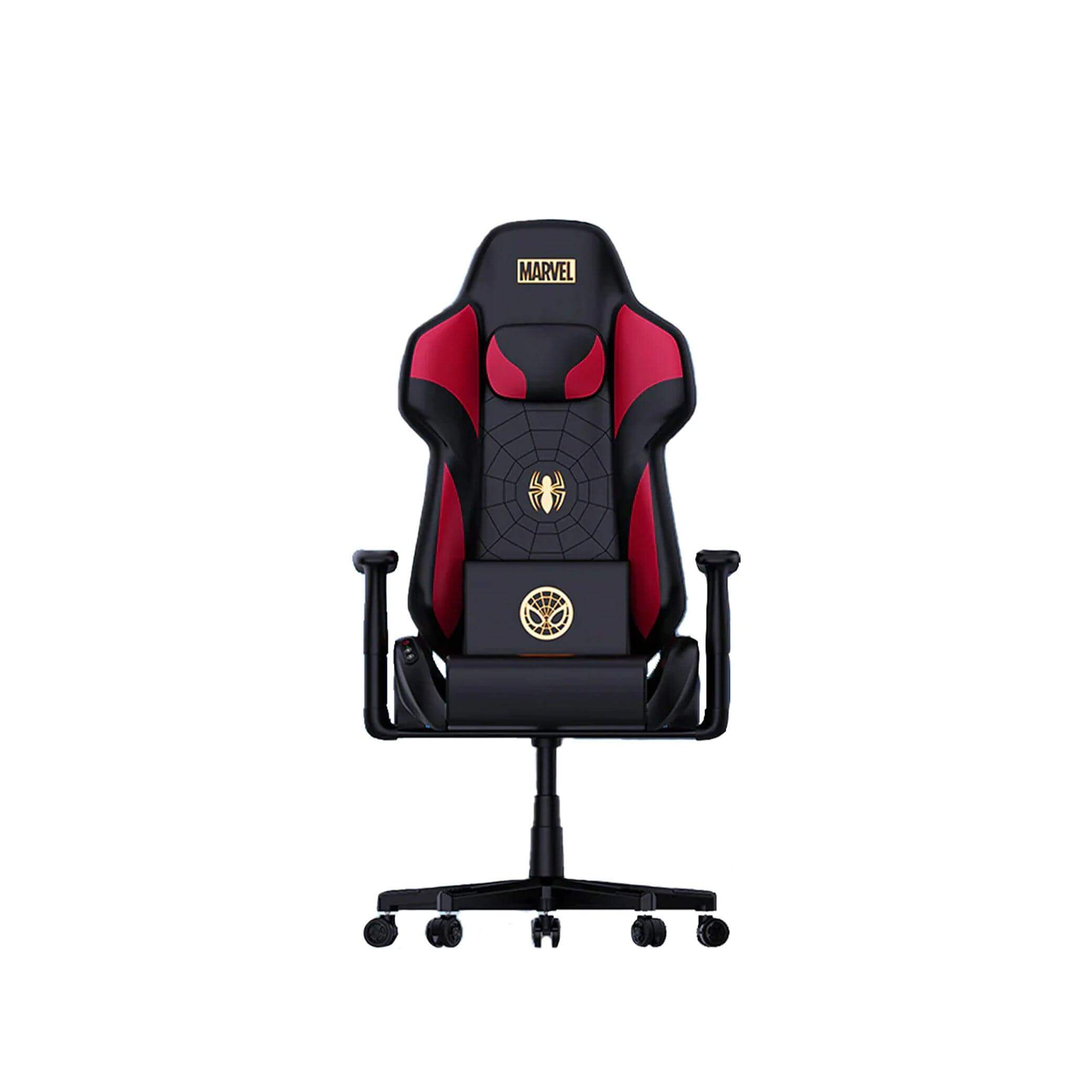 Marvel Gaming Massage Chair with wrap-around backrest and 3D massage pillow for best massage experience in Dubai, UAE, Saudi Arabia كرسي التدليك.