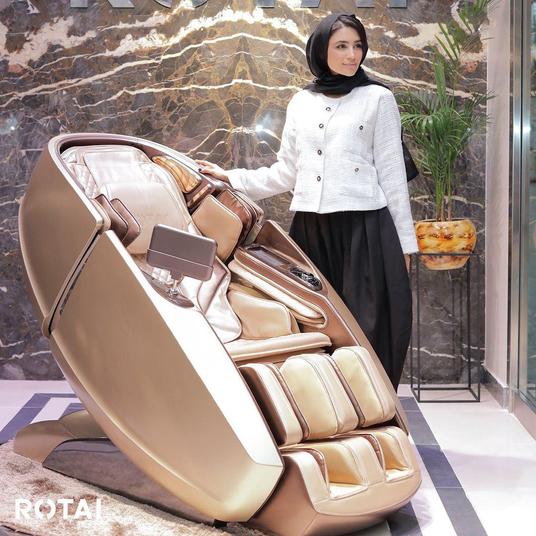Gemini luxury Massage Chair gold, best massage chair, massage chair Dubai, massage chair uae, massage chair Saudi Arabia, كرسي التدليك, Best massage chair in Dubai UAE, buy massage chair