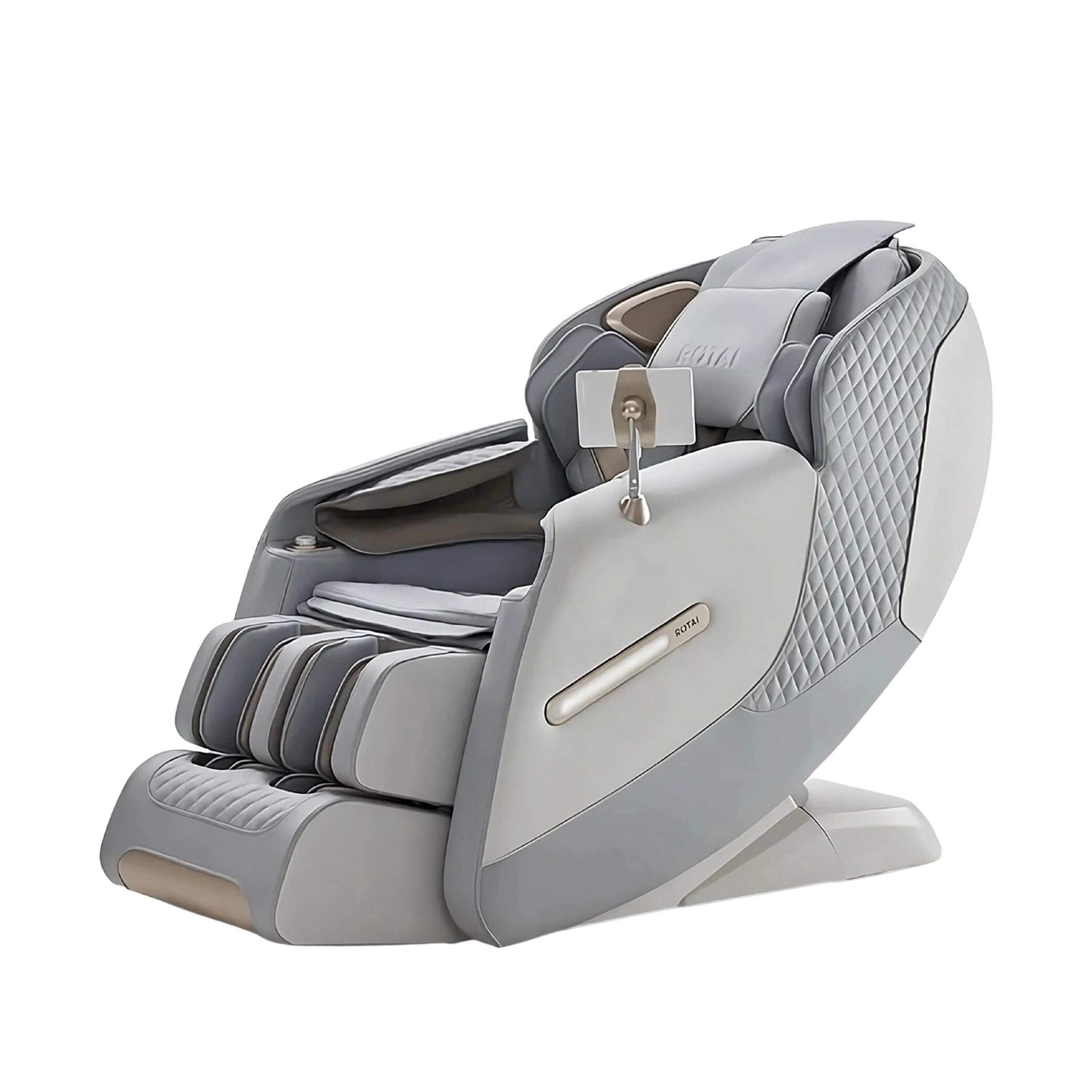 Grey Royal Omega Massage Chair by Rotai – Best massage chair brand in Dubai, UAE, Saudi Arabia, كرسي التدليك – Model A50 Royal Omega