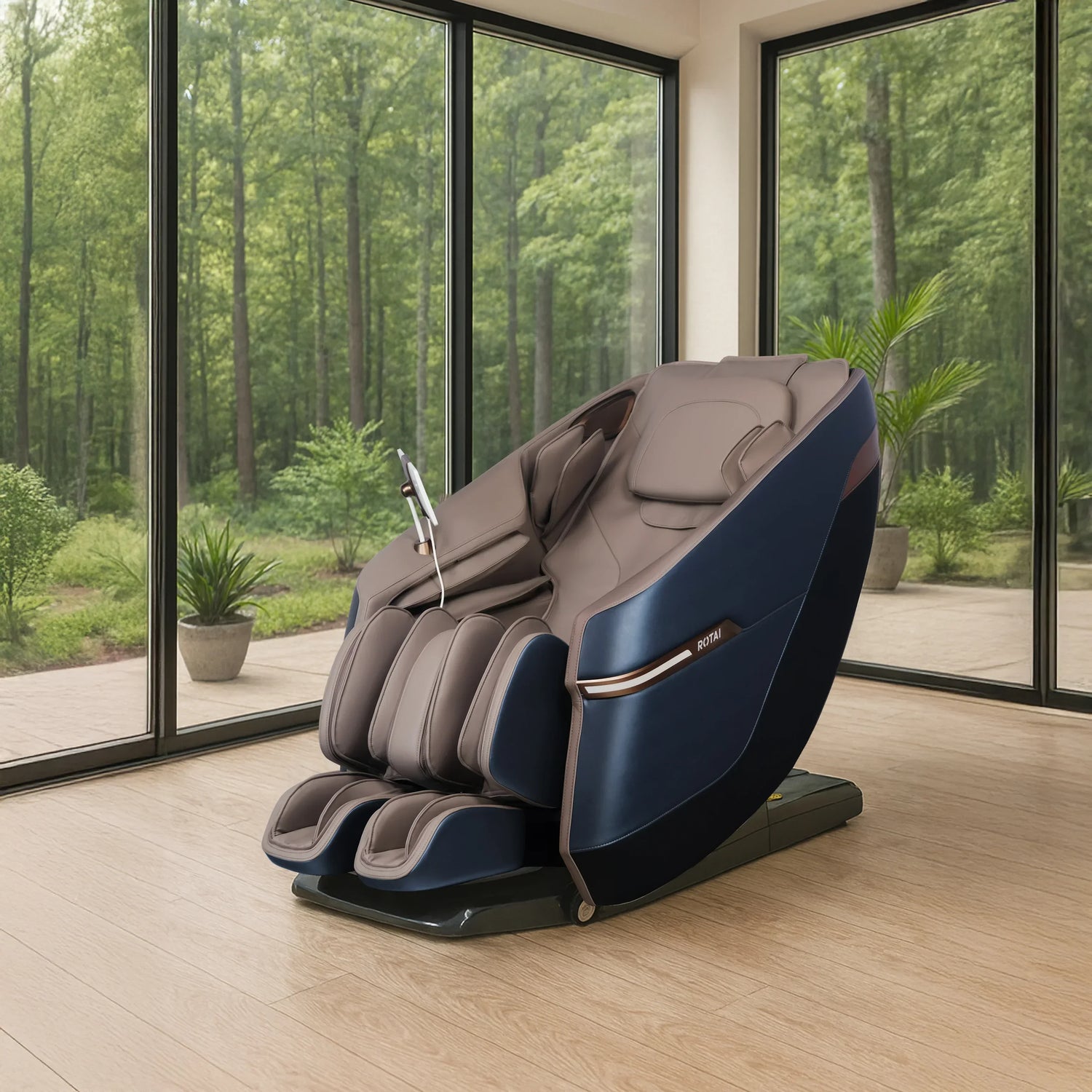 RT5652 Massage Chair (BLUE) - Rotai - Best Massage Chair in Dubai UAE - Shop massage chairs in UAE, Saudi Arabia -Therapy Massage Chairs - Back, Neck, & Leg Pain Relief