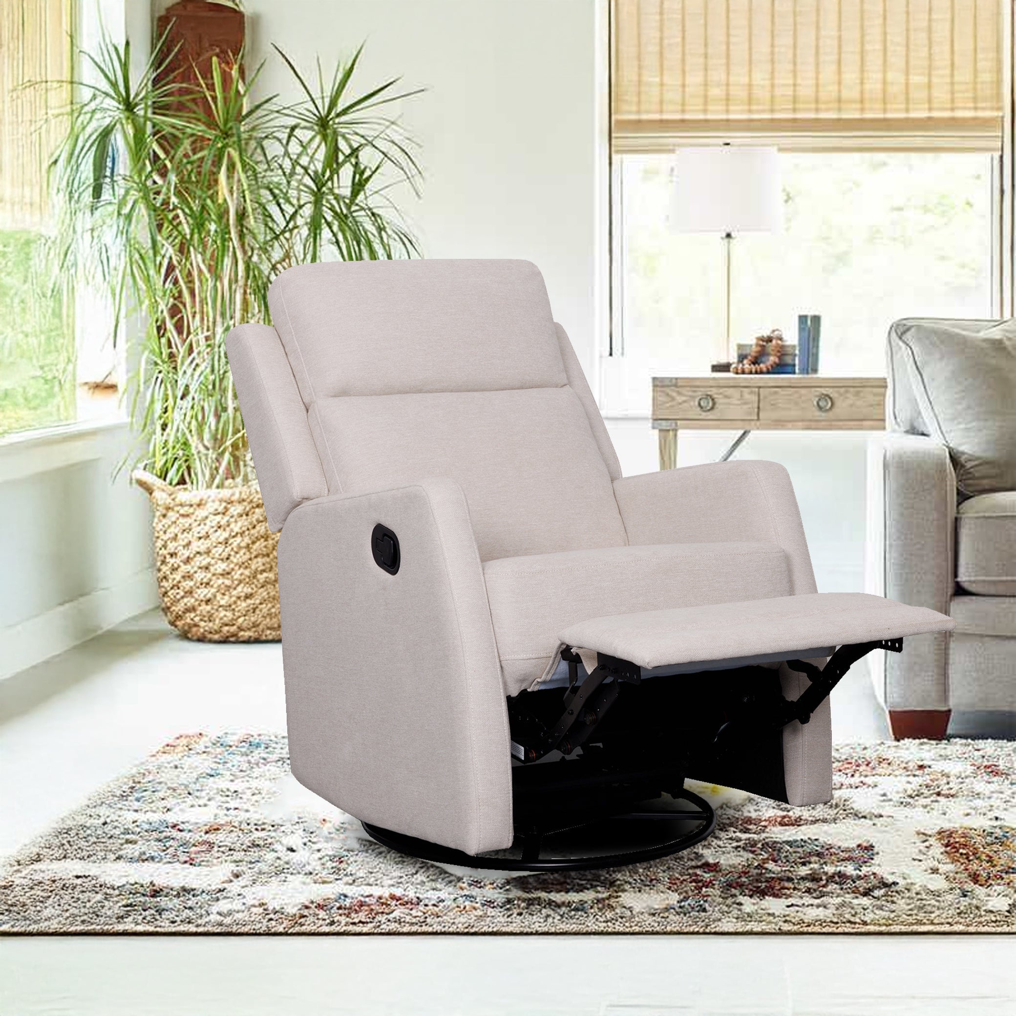 Diana Single Seater Manual Recliner - Beige - Rotai - Best Massage Chair in Dubai UAE - Shop massage chairs in UAE, Saudi Arabia -Therapy Massage Chairs - Back, Neck, & Leg Pain Relief