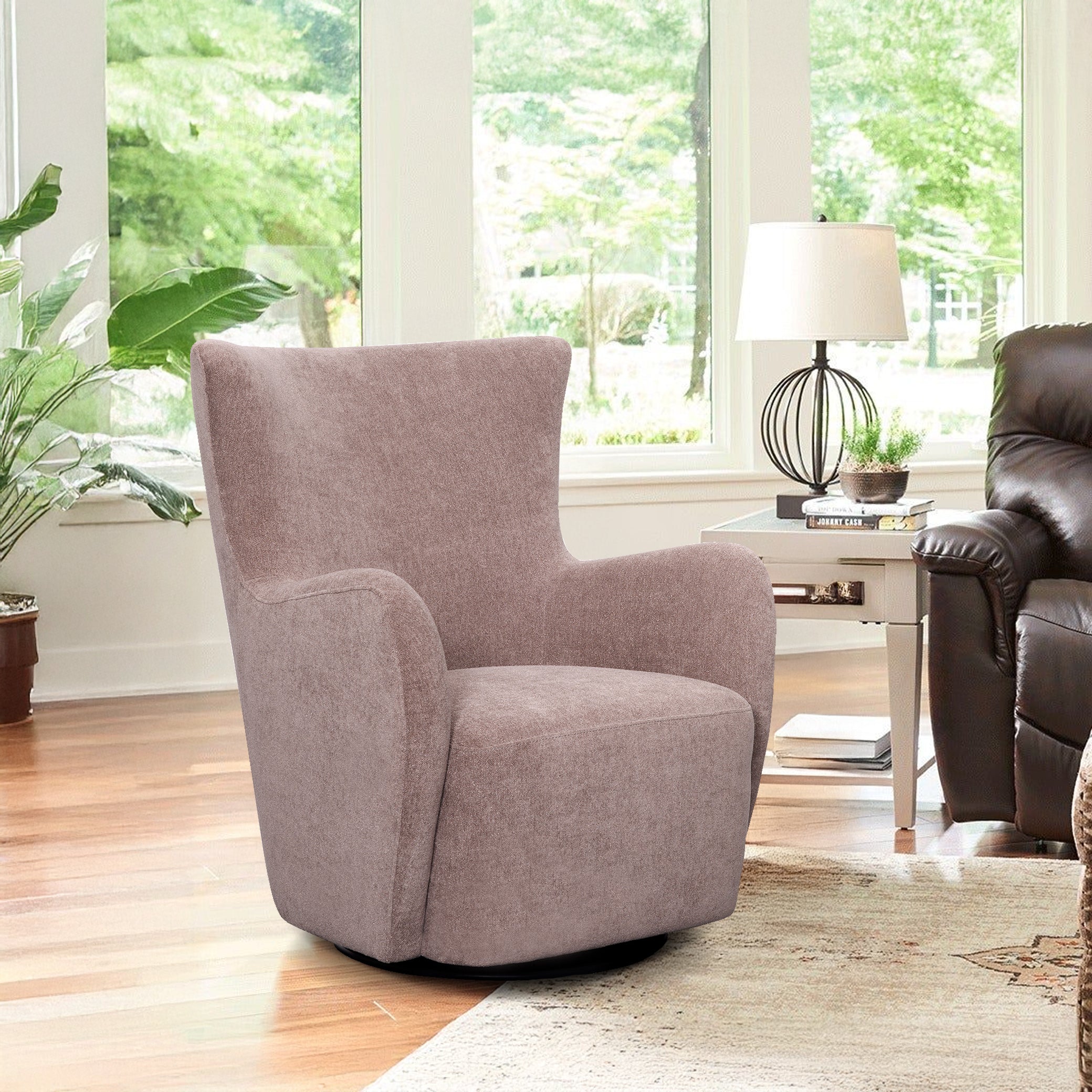 George Swivel and Glider chair - Ash - Rotai - Best Massage Chair in Dubai UAE - Shop massage chairs in UAE, Saudi Arabia -Therapy Massage Chairs - Back, Neck, & Leg Pain Relief