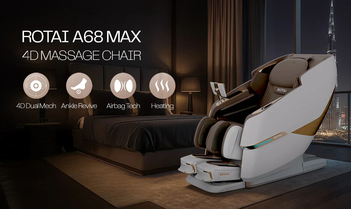 Rotai - Best Massage Chair in Dubai, UAE - Shop massage chairs in Abu Dhabi, UAE, Saudi Arabia كرسي التدليك