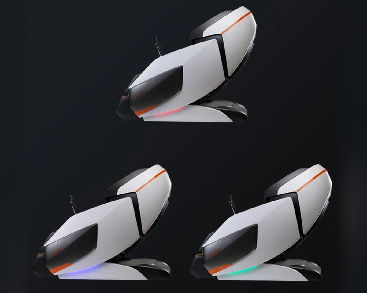 Lambo Luxury Massage Chair colour-changing LED side lights