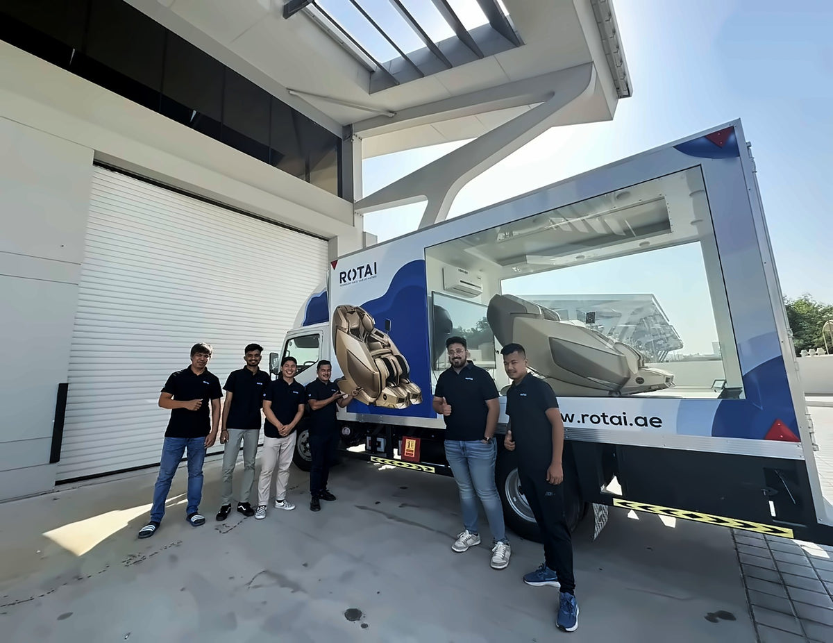 ROTAI mobile showroom truck with the delivery team