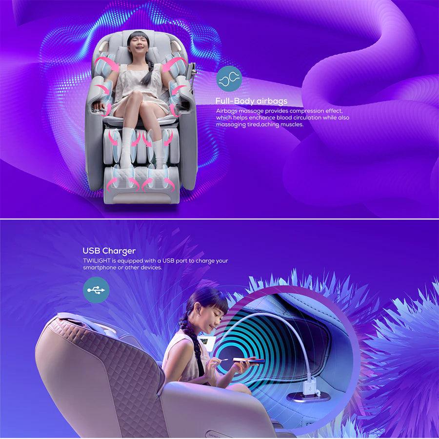 Royal Omega Massage Chair grey, best massage chair, massage chair dubai, massage chair uae, massage chair saudi arabia, كرسي التدليك, Best massage chair in Dubai UAE, buy massage chair